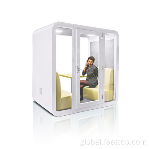 office pods Office Open Space Metal soundproof pod Power Lighting Supplier